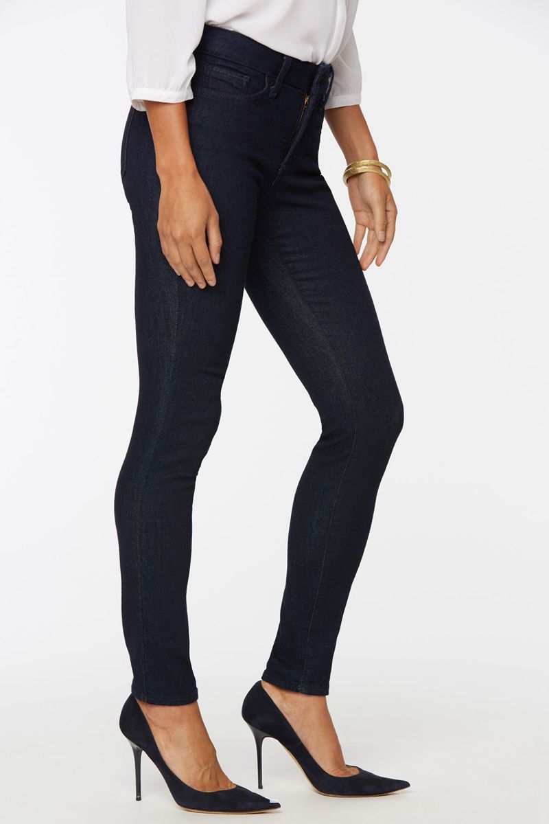 Navy Women's NYDJ Petite Ami Skinny Jeans | NZ 258VWSNMB