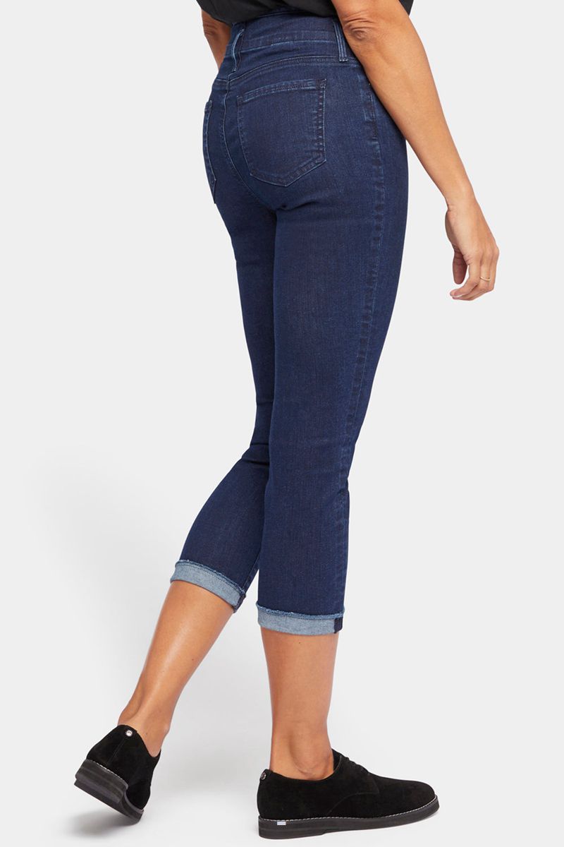 Navy Women's NYDJ Petite Chloe Capri Jeans | NZ 310EANIXL