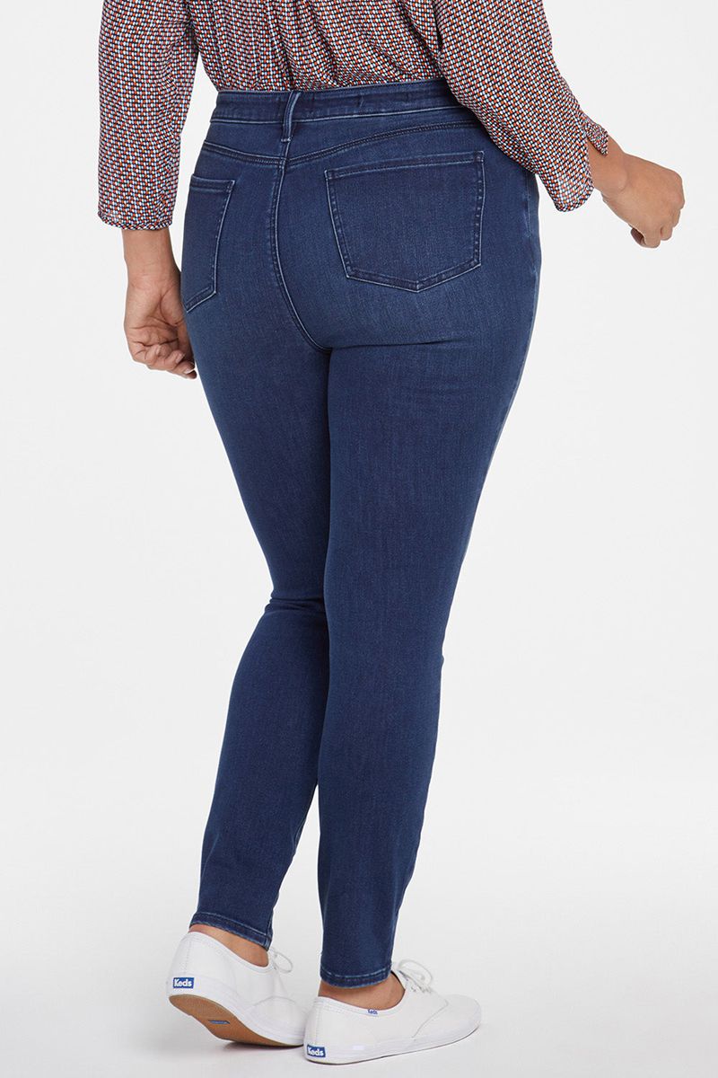 Navy Women's NYDJ Plus Ami Skinny Jeans | NZ 063UJDCKT