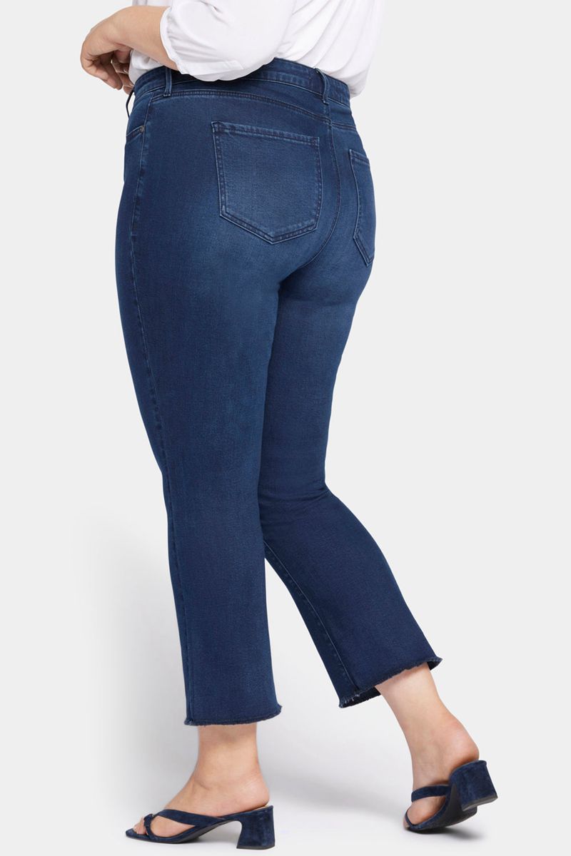 Navy Women's NYDJ Plus Slim Bootcut Ankle Jeans | NZ 254IBFGEA