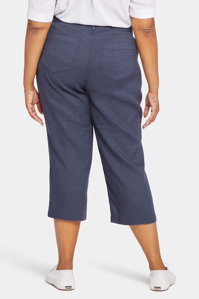 Navy Women's NYDJ Plus Utility Pants | NZ 170SVTPLK