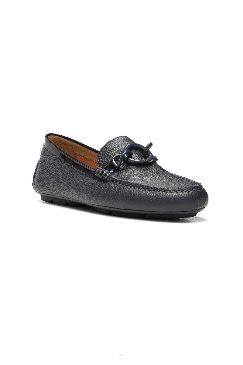 Navy Women\'s NYDJ Pose Slip-On Loafers | NZ 289DAKLFV