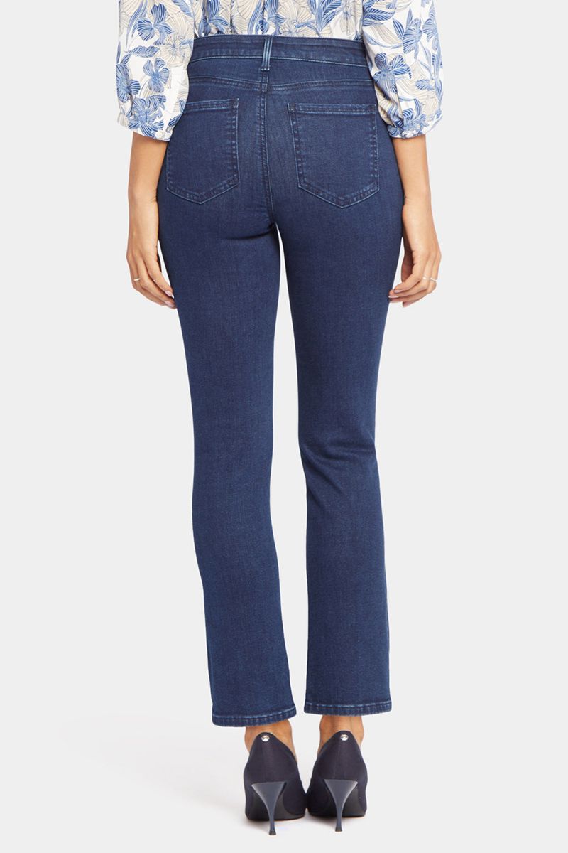 Navy Women's NYDJ Sheri Slim Jeans | NZ 319EHQTUZ