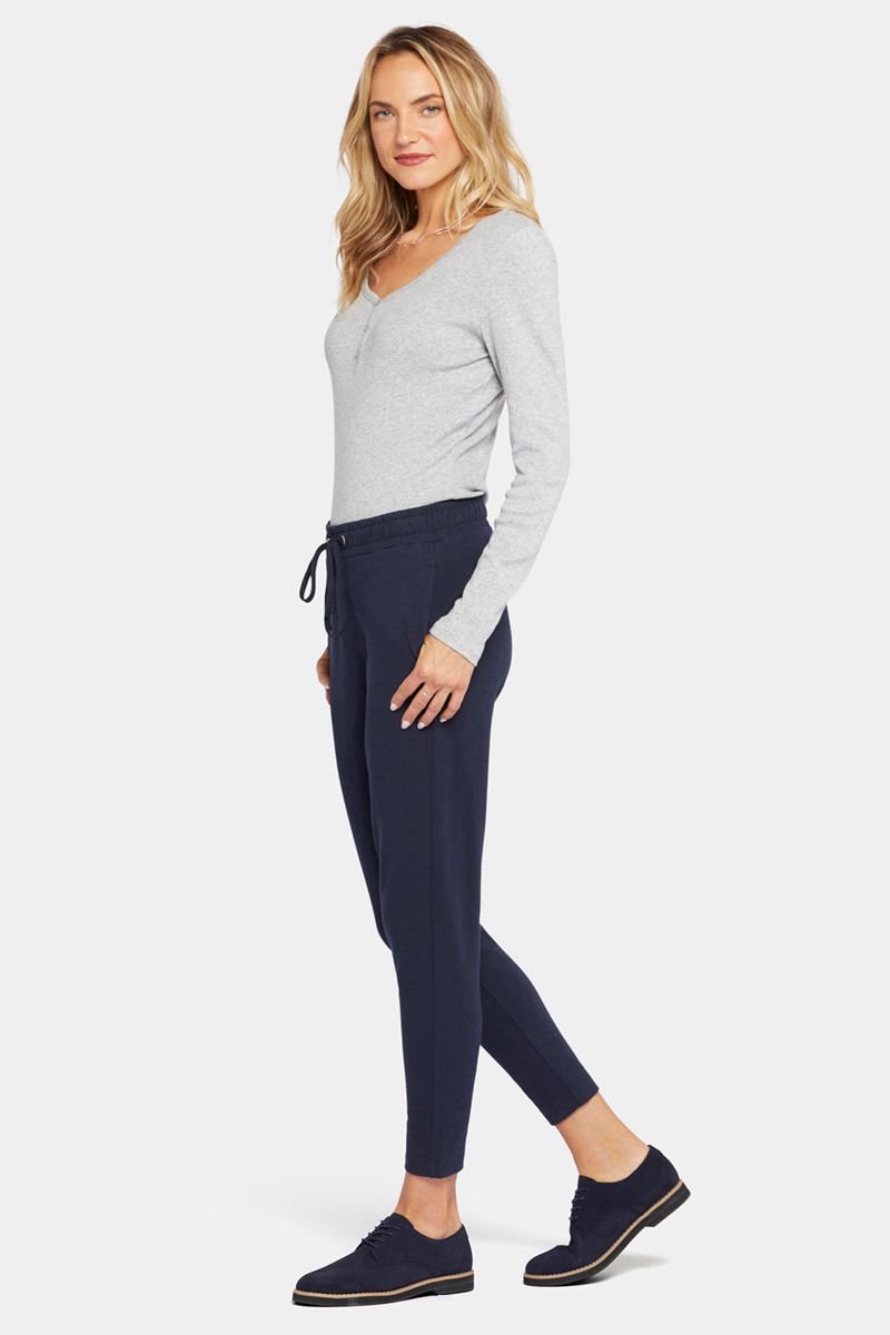 Navy Women's NYDJ Slim Jogger Ankle Pants | NZ 024AZGLXP