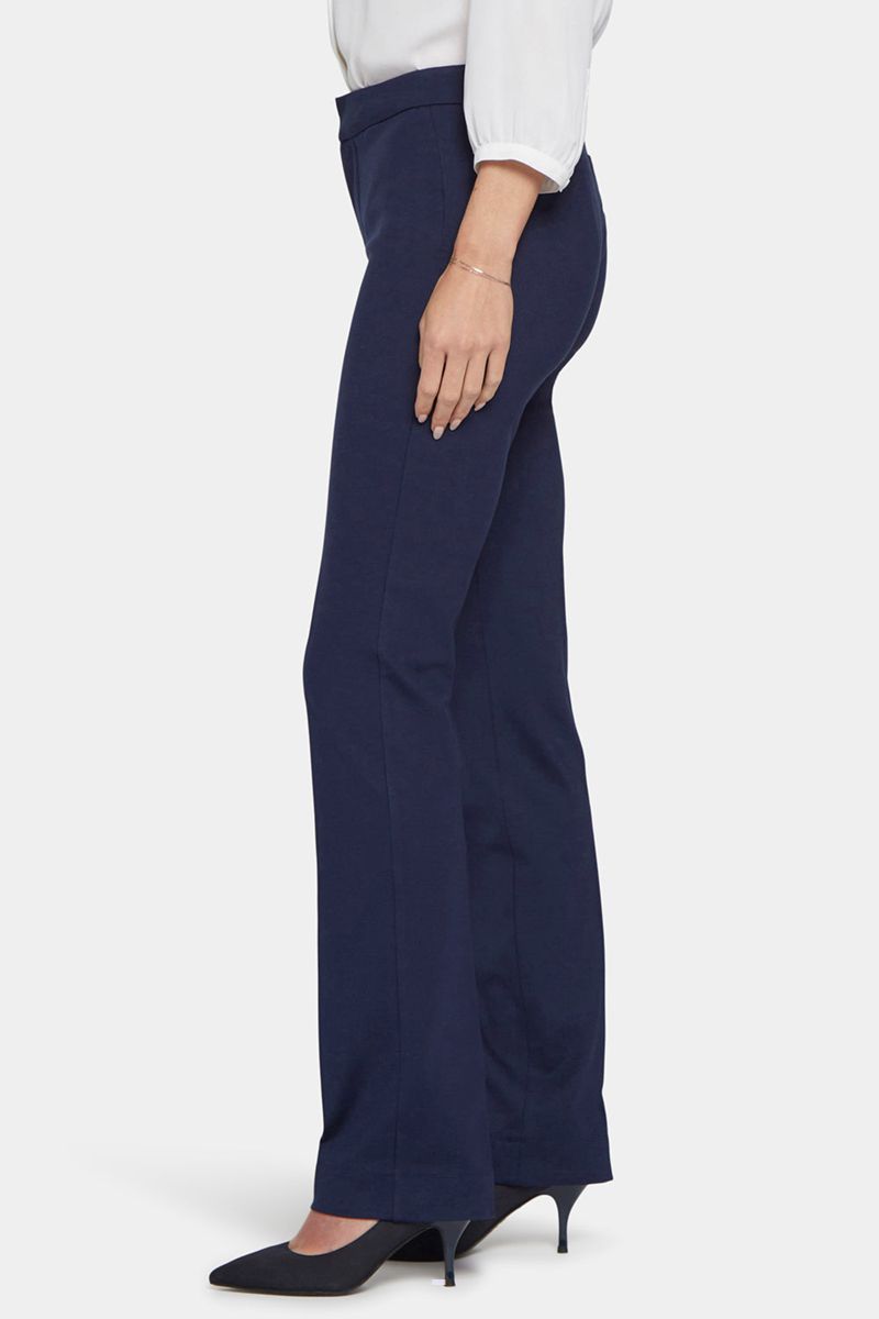 Navy Women's NYDJ Slim Trouser Pants | NZ 381HYAGWZ