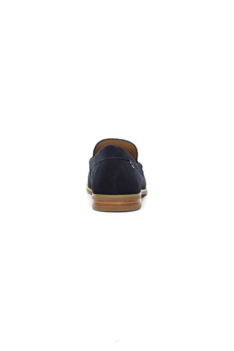 Navy Women's NYDJ Tacie Slip-On Loafers | NZ 490KWPYIB