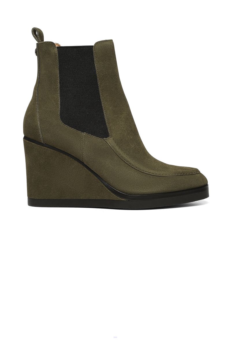 Olive Women's NYDJ Leeza Wedge Boots | NZ 983OJBDKH