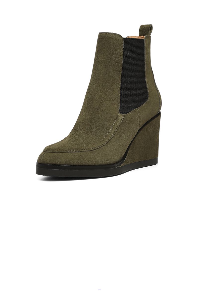 Olive Women's NYDJ Leeza Wedge Boots | NZ 983OJBDKH