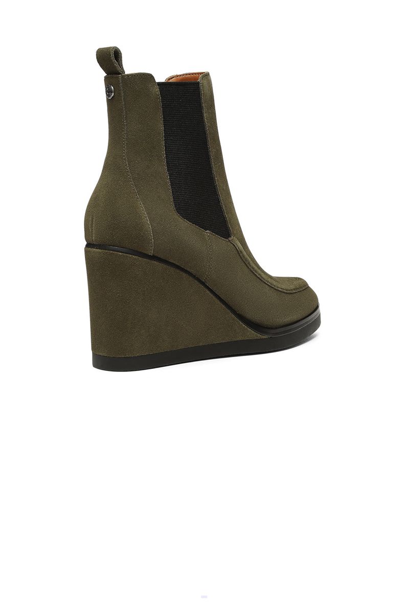 Olive Women's NYDJ Leeza Wedge Boots | NZ 983OJBDKH