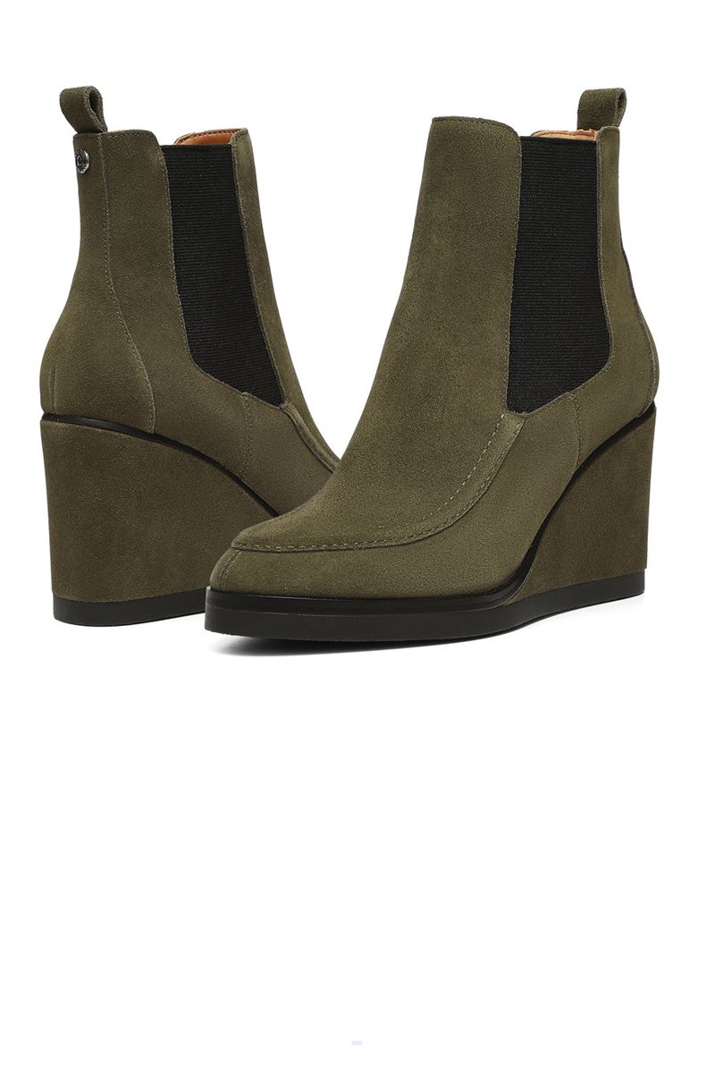 Olive Women's NYDJ Leeza Wedge Boots | NZ 983OJBDKH