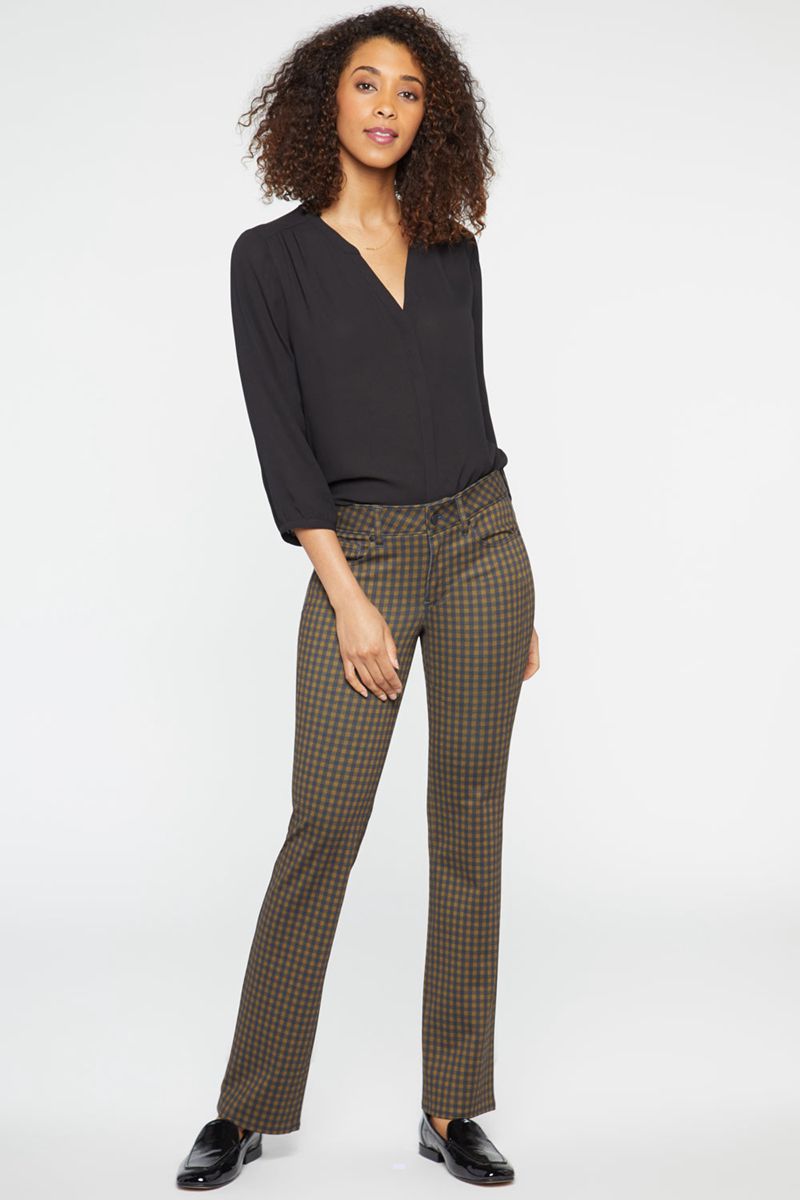 Olive Women's NYDJ Marilyn Straight Pants | NZ 135KSCLTQ