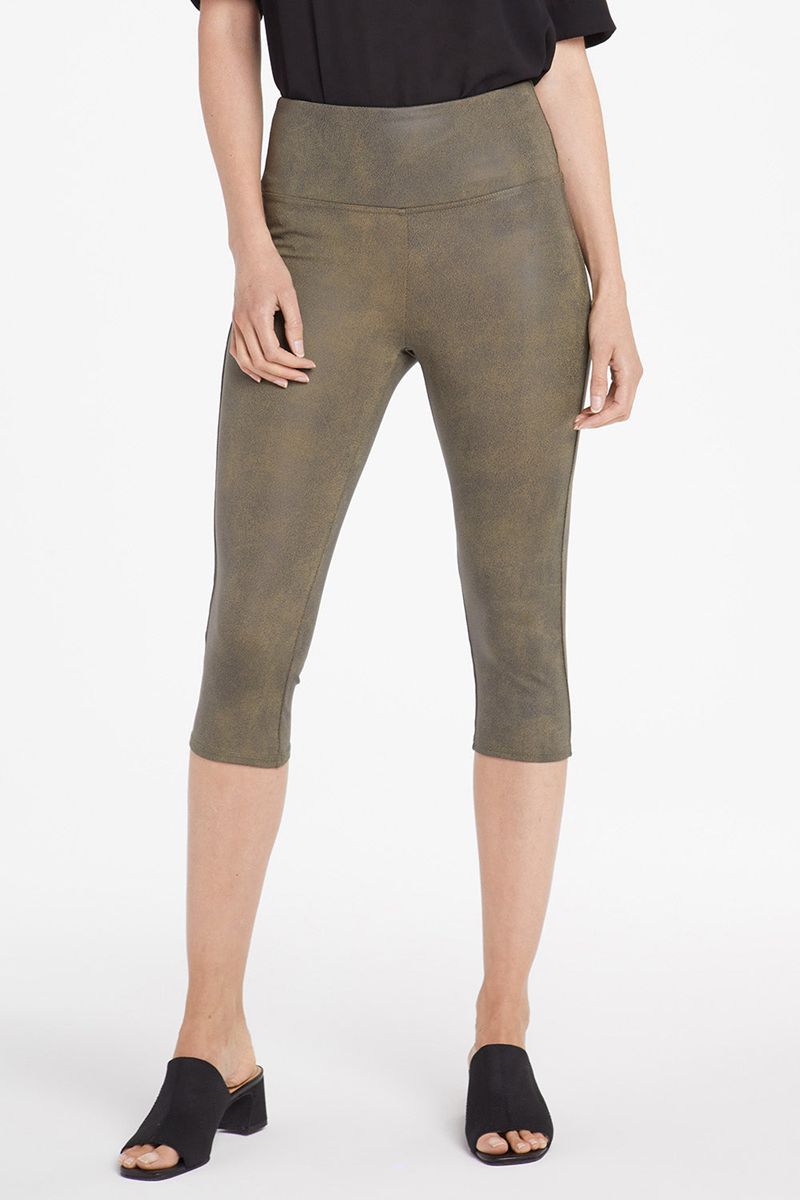 Olive Women's NYDJ Pull-On Skinny Capri Leggings | NZ 205STGNHY