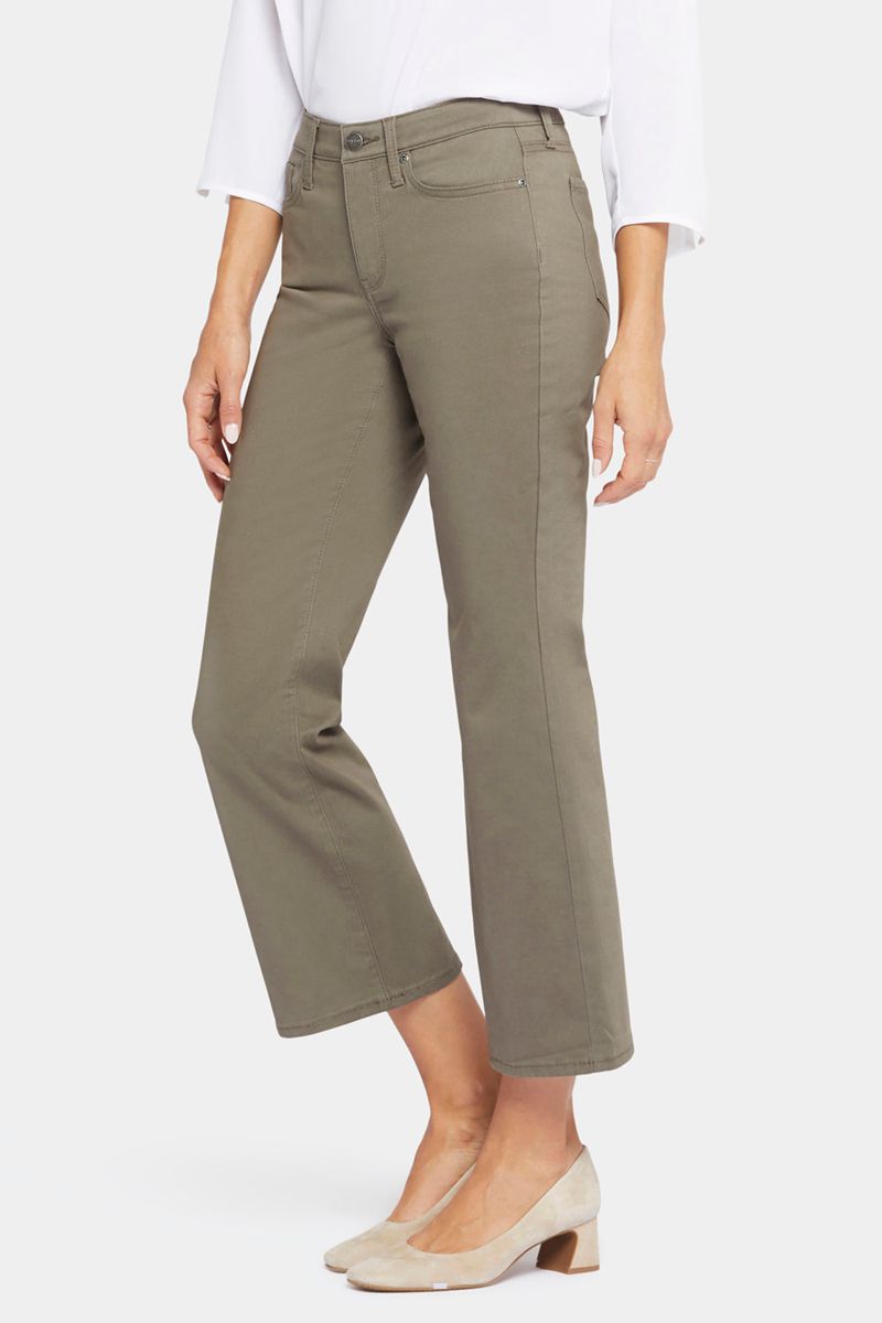 Olive Women's NYDJ Relaxed Flared Jeans | NZ 402GYSQKB