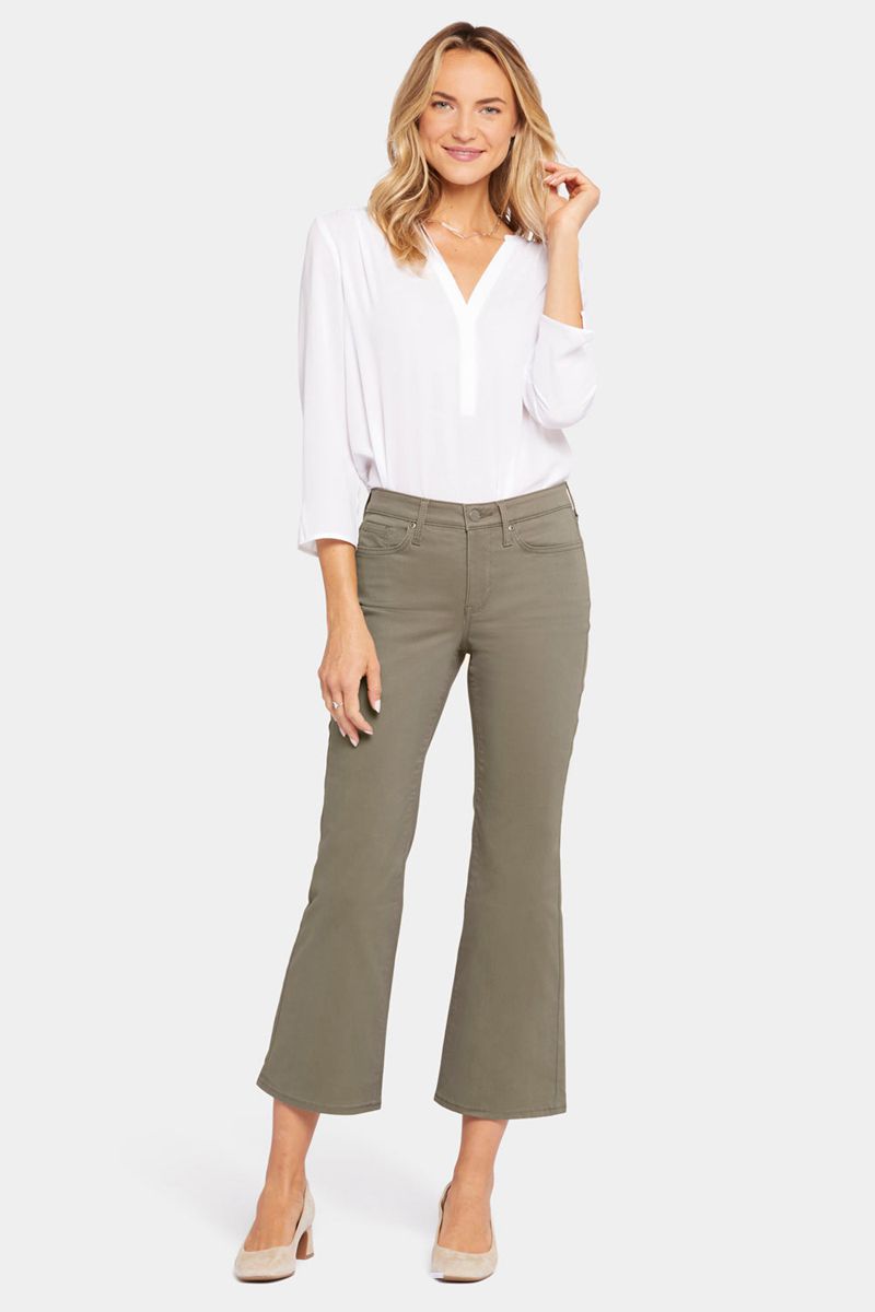 Olive Women's NYDJ Relaxed Flared Jeans | NZ 402GYSQKB