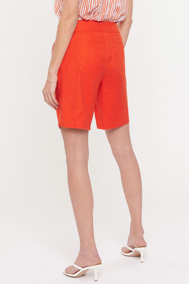 Orange Women's NYDJ Petite Modern Bermuda Shorts | NZ 835AUTBHM