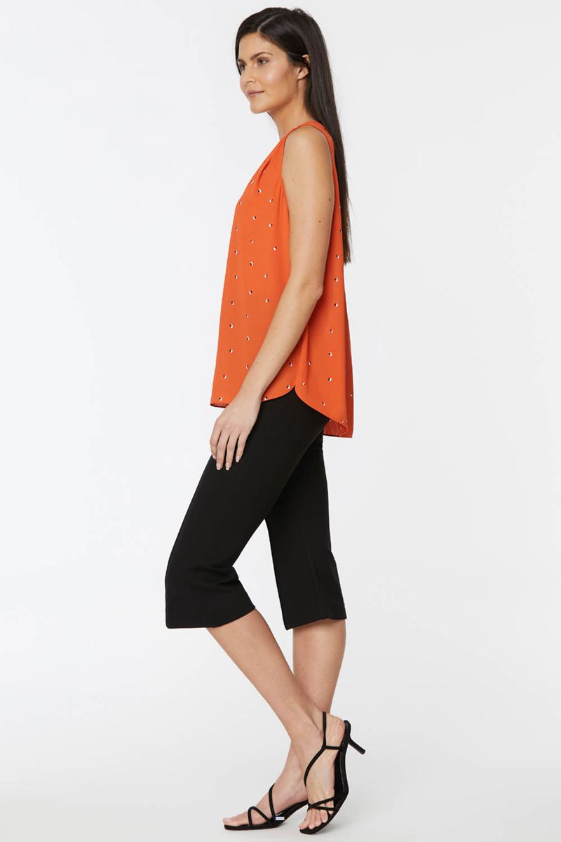 Orange Women's NYDJ Plus The Sleeveless Perfect Blouse | NZ 207RWPQDM