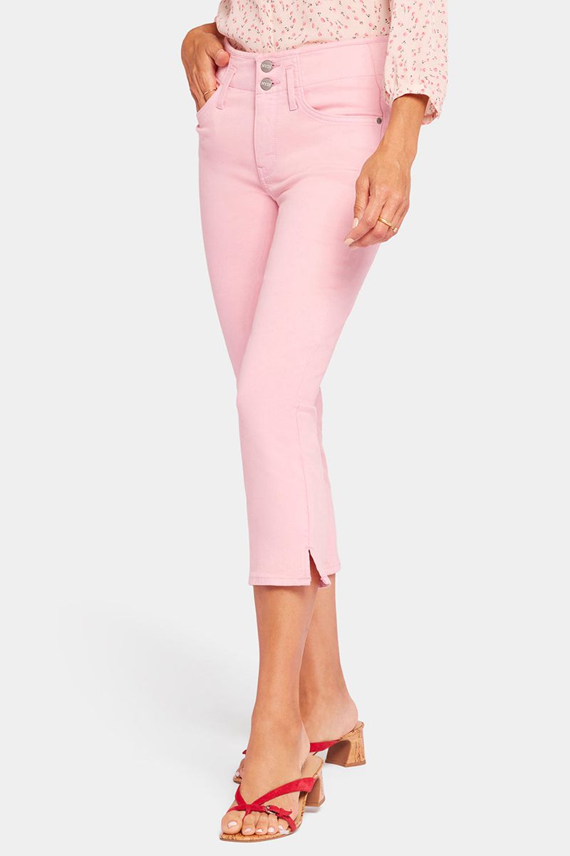 Pink Women's NYDJ Chloe Capri Jeans | NZ 906XFKIOL