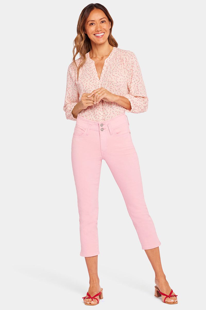 Pink Women's NYDJ Chloe Capri Jeans | NZ 906XFKIOL