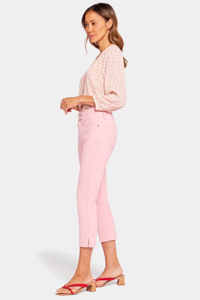 Pink Women's NYDJ Chloe Capri Jeans | NZ 906XFKIOL