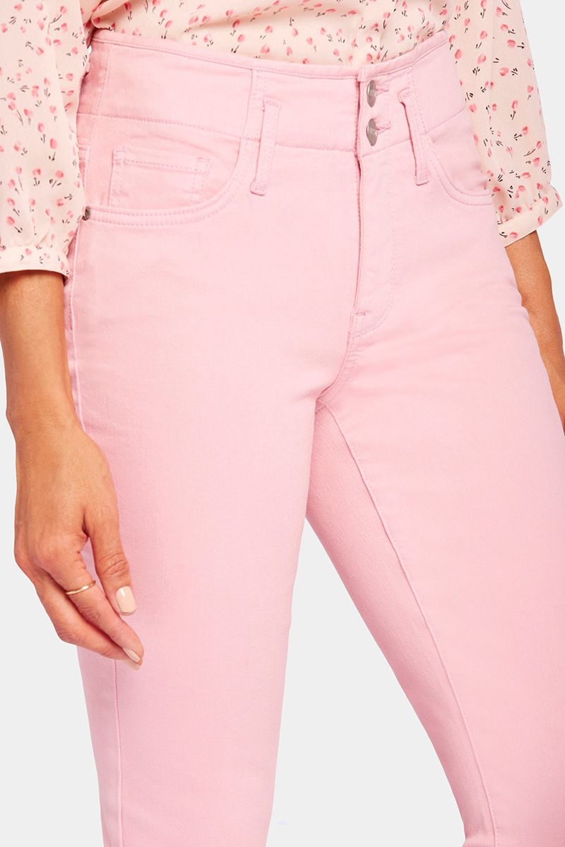 Pink Women's NYDJ Chloe Capri Jeans | NZ 906XFKIOL