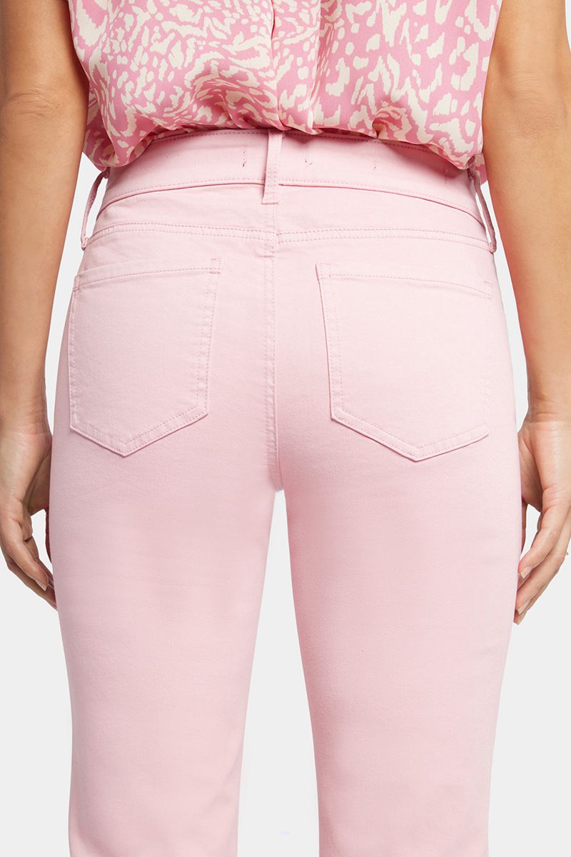 Pink Women's NYDJ Marilyn Straight Ankle Jeans | NZ 739QOCLBU