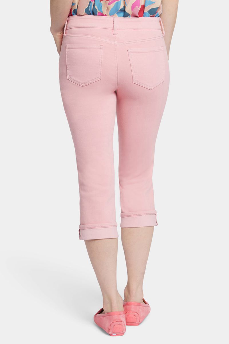 Pink Women's NYDJ Marilyn Straight Crop Jeans | NZ 051RZFXOL