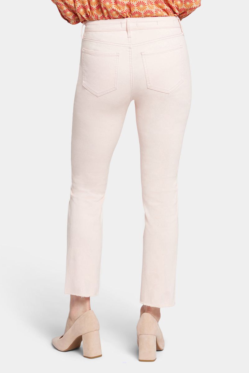 Pink Women's NYDJ Petite Sheri Slim Ankle Jeans | NZ 045OUSCWH