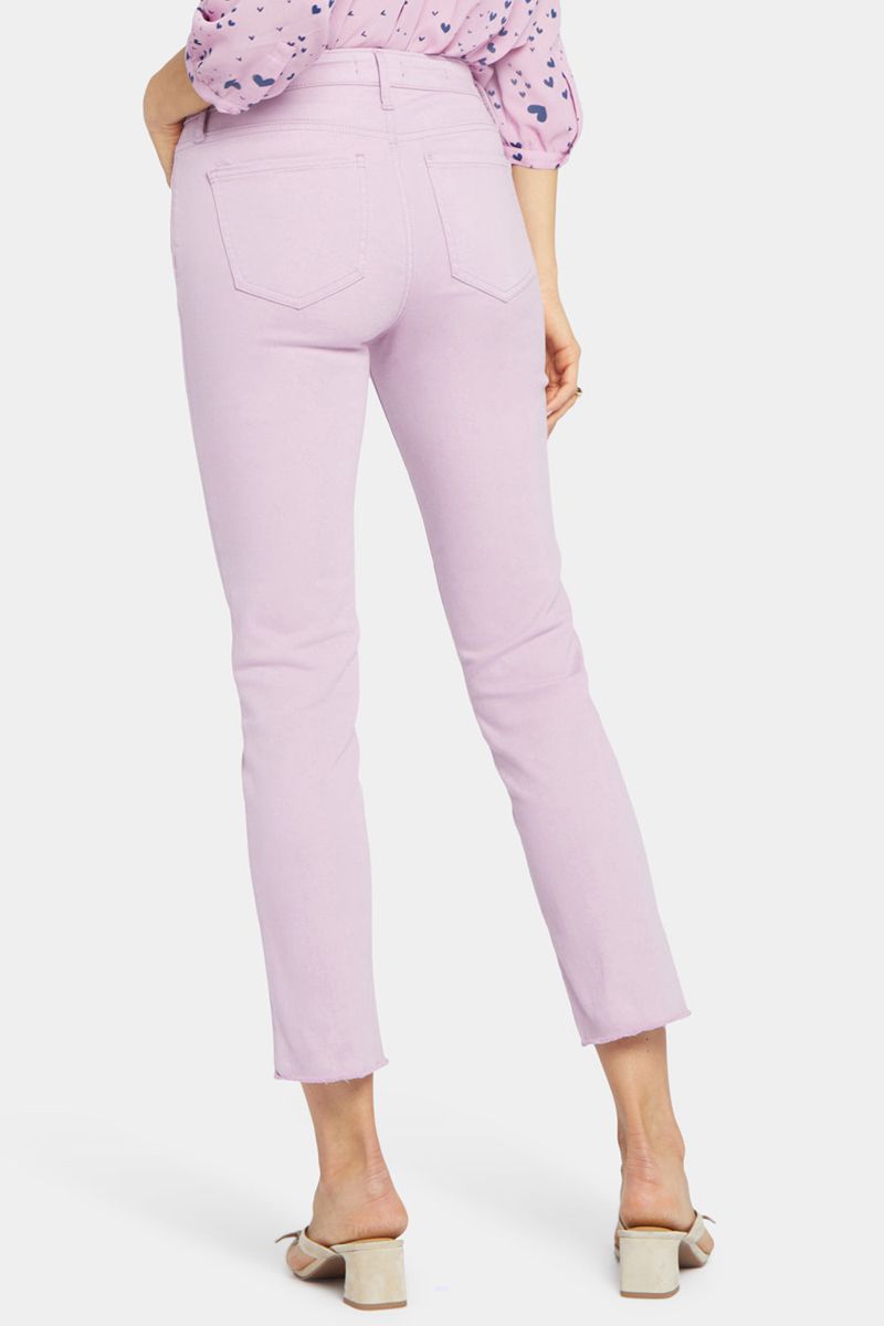 Pink Women's NYDJ Petite Sheri Slim Ankle Jeans | NZ 375WXQHKN