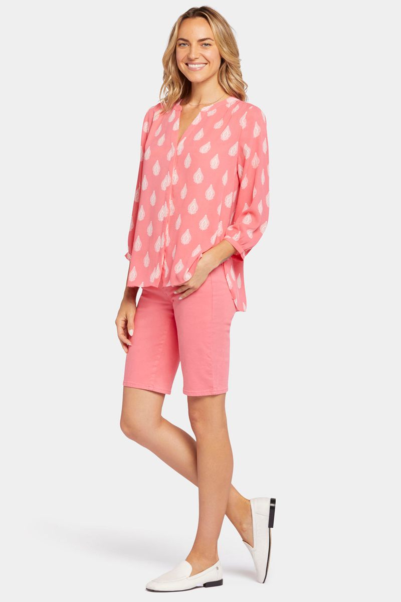 Pink Women's NYDJ Pintuck Blouse | NZ 519XPNMSJ