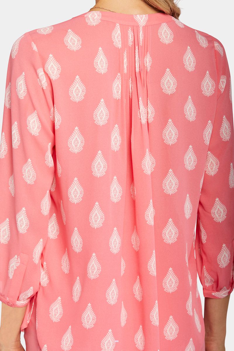 Pink Women's NYDJ Pintuck Blouse | NZ 519XPNMSJ