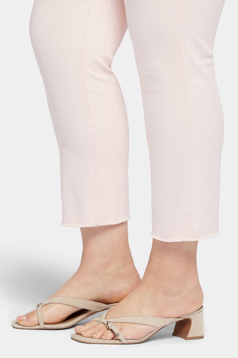 Pink Women's NYDJ Plus Sheri Slim Ankle Jeans | NZ 268OYCGBL