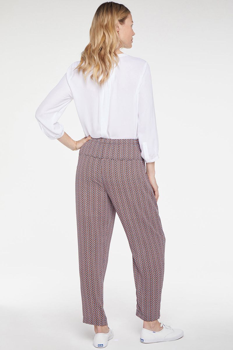 Purple Women's NYDJ Ines Slim Pants | NZ 310KCZNMX