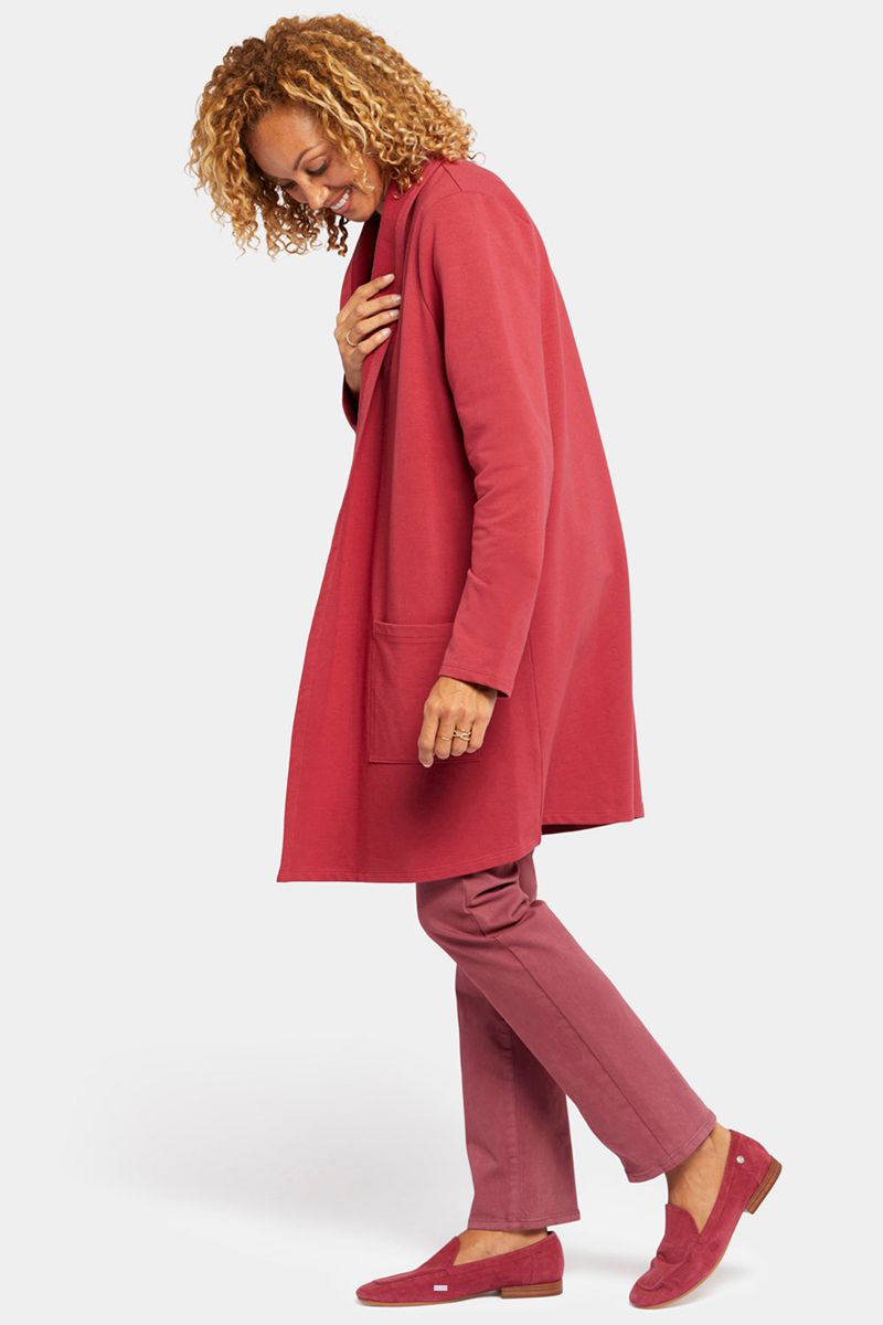 Red Women's NYDJ Open Front Cardigan | NZ 451BANIGY