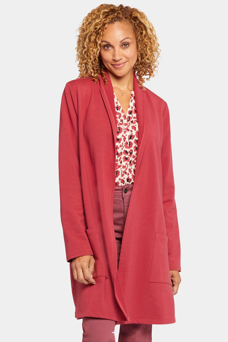 Red Women\'s NYDJ Open Front Cardigan | NZ 451BANIGY