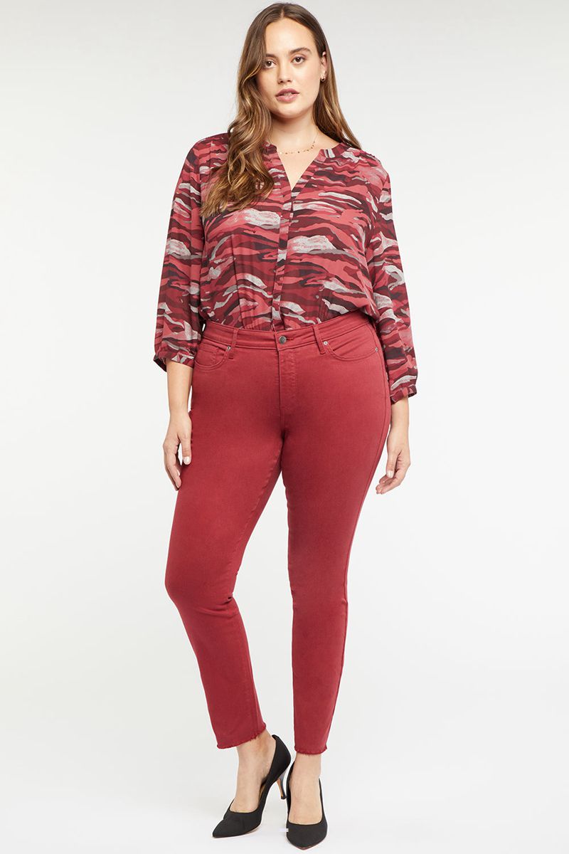 Red Women\'s NYDJ Plus Ami Skinny Jeans | NZ 791NOKPXG