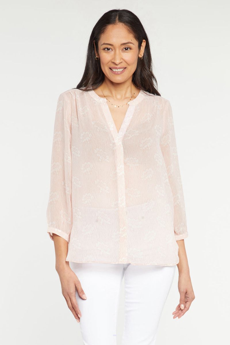 Rose Women's NYDJ Lilibet Blouse | NZ 320OBREJZ