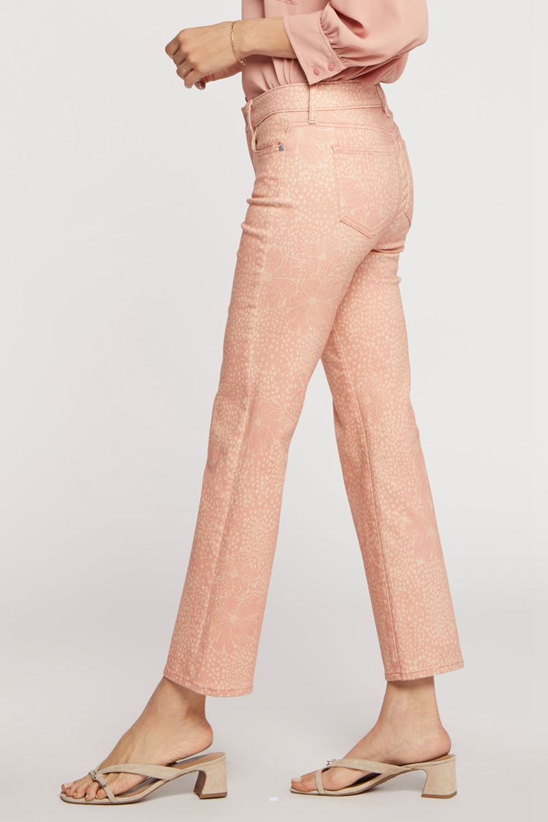 Rose Women's NYDJ Marilyn Straight Ankle Jeans | NZ 704EDLRFB