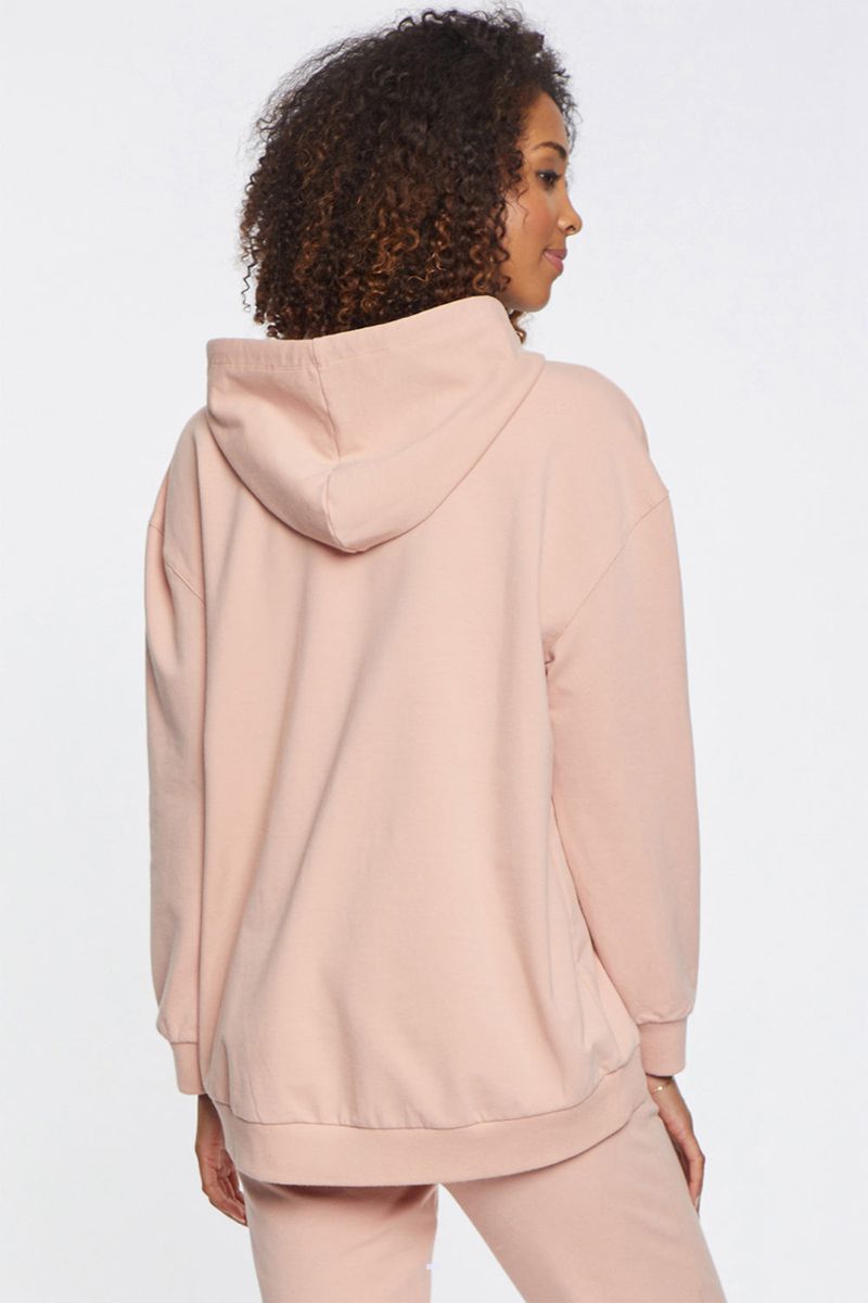 Rose Women's NYDJ Oversized Pullover Hoodie | NZ 024VQWOPC