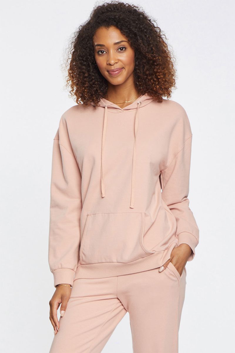 Rose Women's NYDJ Oversized Pullover Hoodie | NZ 024VQWOPC