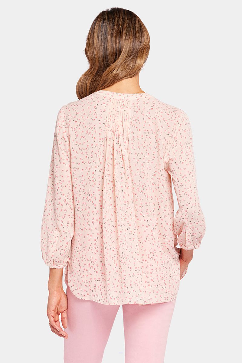 Rose Women's NYDJ Pintuck Blouse | NZ 726XLAJGC