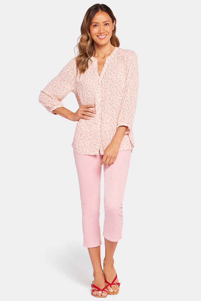 Rose Women's NYDJ Pintuck Blouse | NZ 726XLAJGC