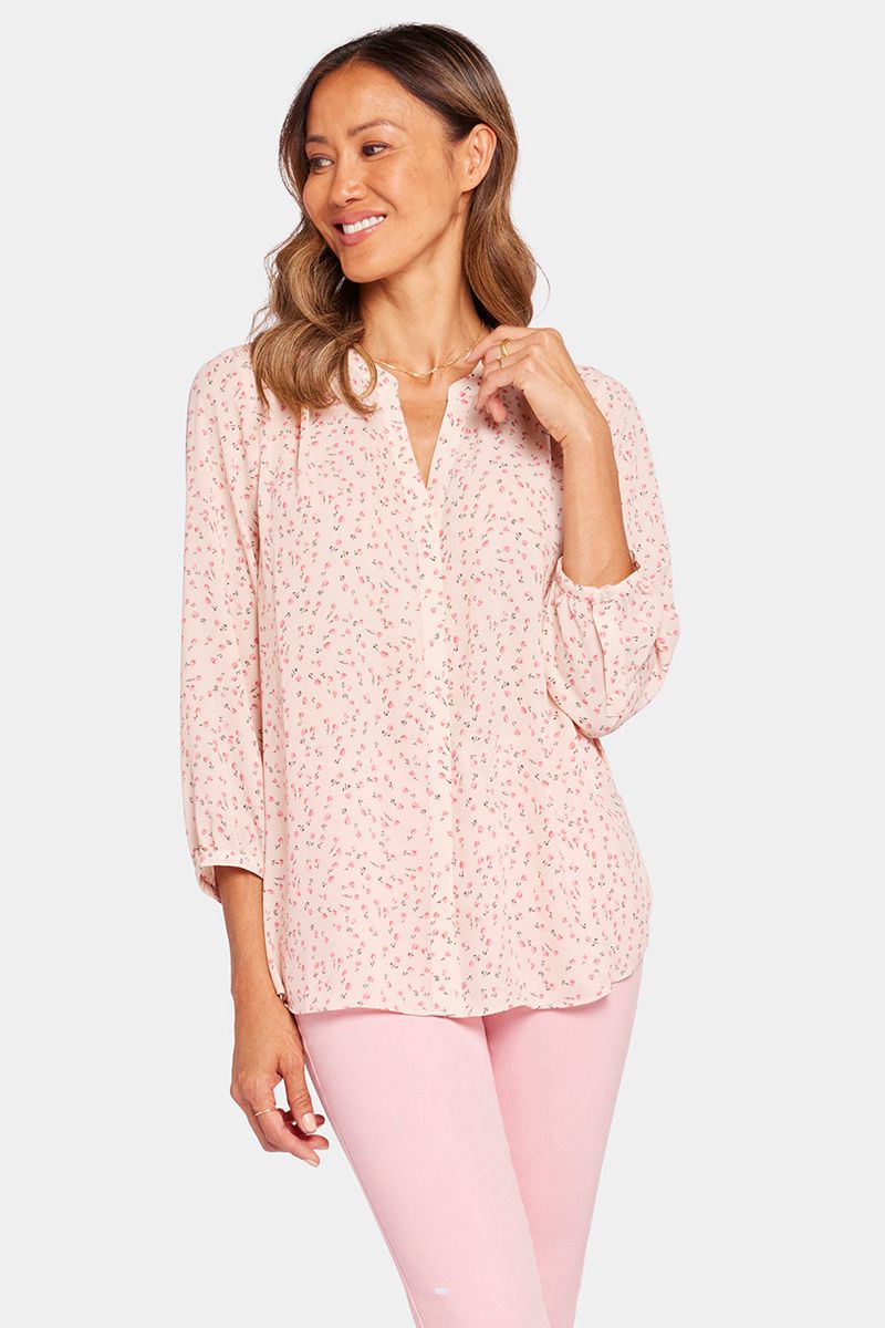 Rose Women\'s NYDJ Pintuck Blouse | NZ 726XLAJGC