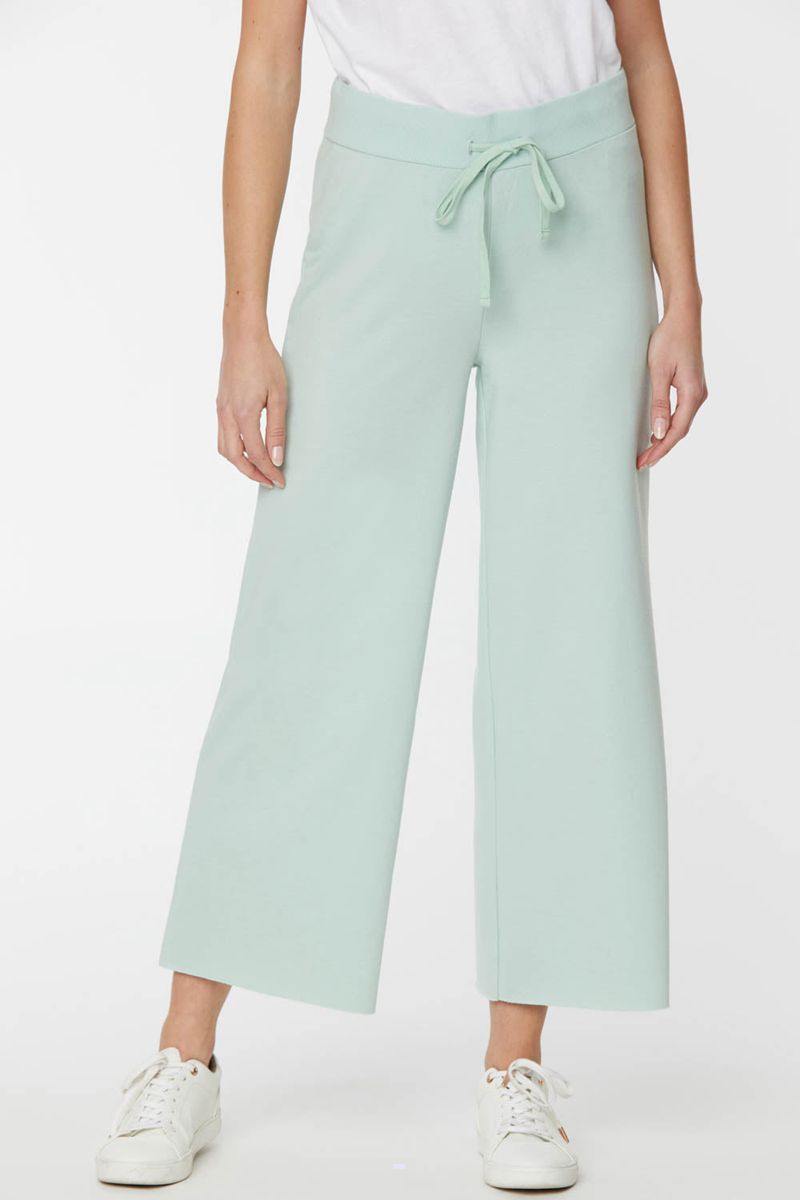 Turquoise Women's NYDJ Drawstring Wide Leg Pants | NZ 427NYOCTW