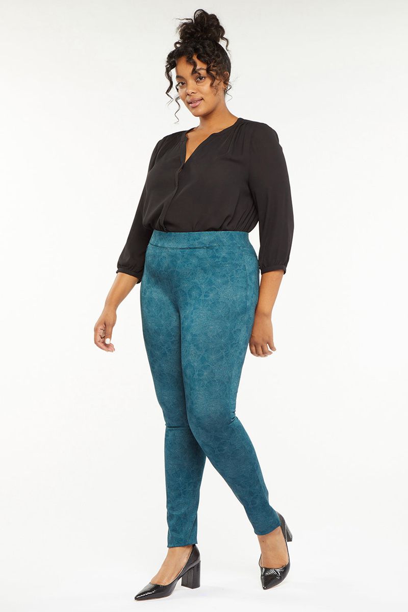 Turquoise Women's NYDJ Plus Modern Leggings | NZ 362FTNZYE