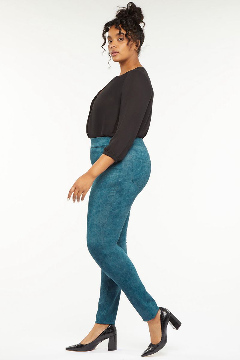 Turquoise Women's NYDJ Plus Modern Leggings | NZ 362FTNZYE