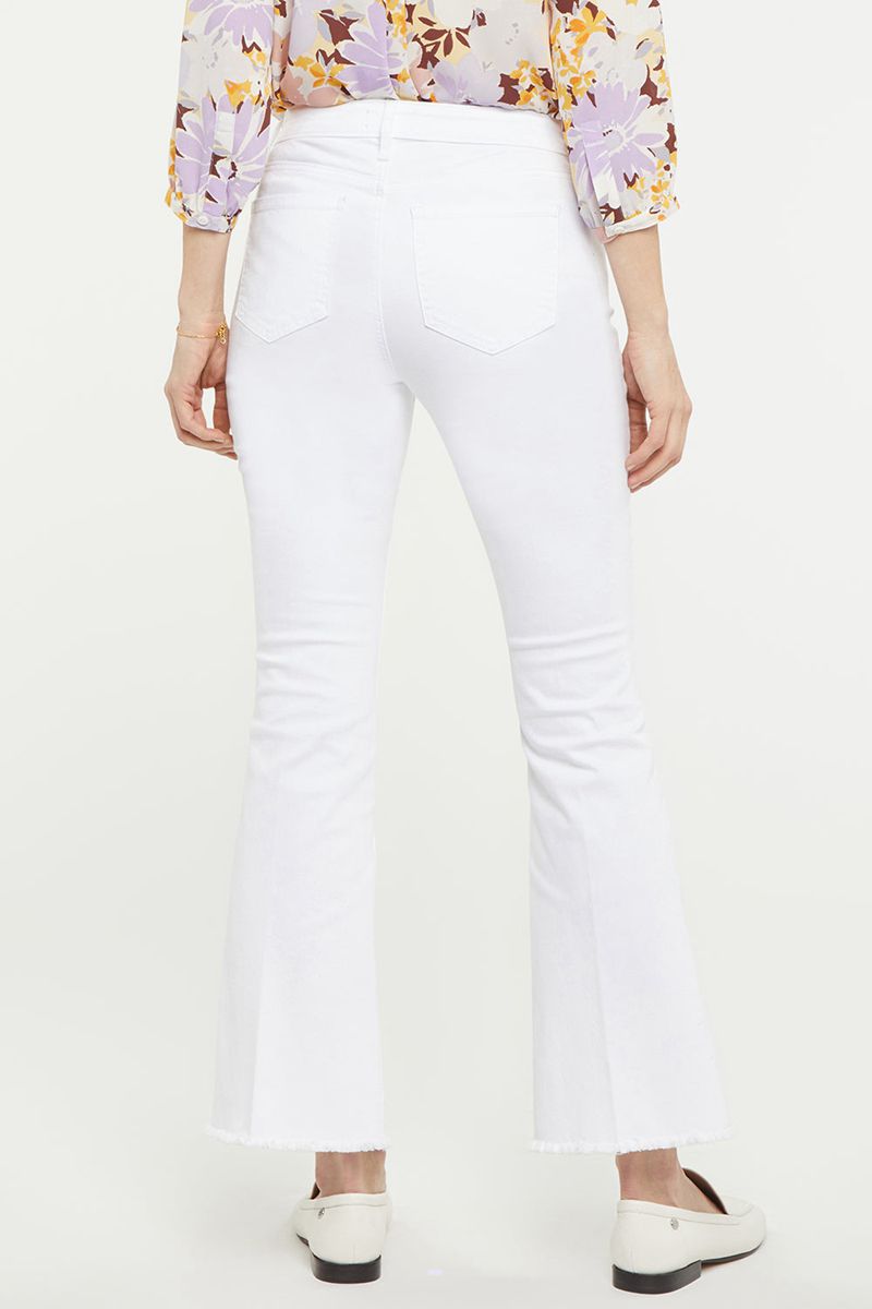 White Women's NYDJ Ava Flared Ankle Jeans | NZ 306GSBREN