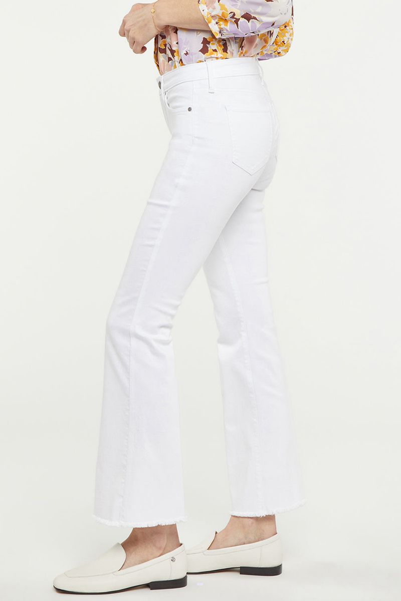 White Women's NYDJ Ava Flared Ankle Jeans | NZ 306GSBREN