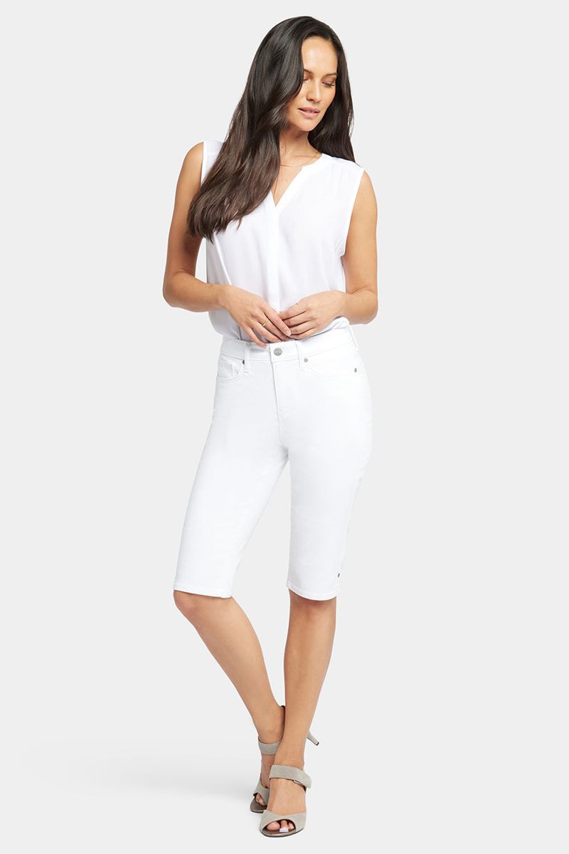 White Women's NYDJ Bike Capri Jeans | NZ 413IPLORV