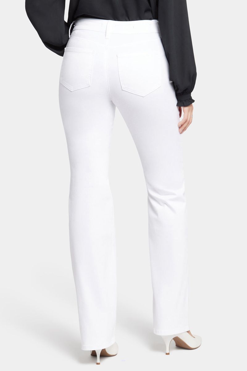 White Women's NYDJ Blake Slim Flared Jeans | NZ 072UJFIXV