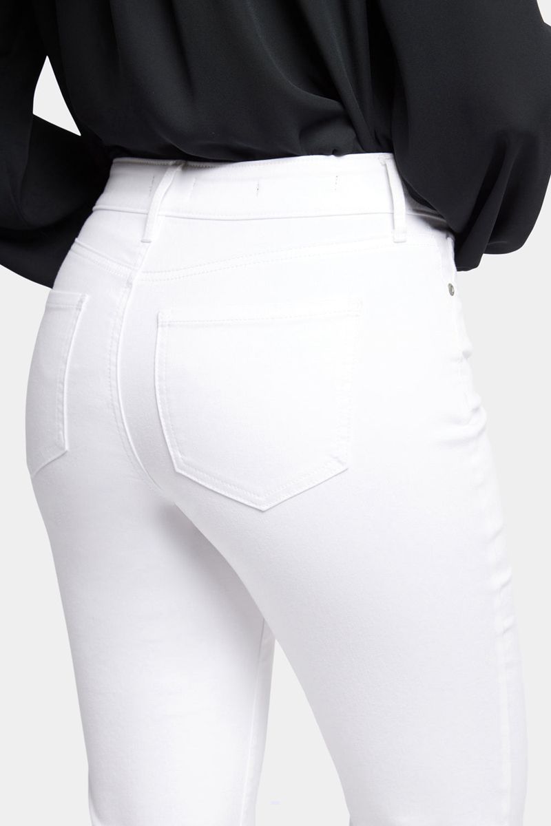 White Women's NYDJ Blake Slim Flared Jeans | NZ 072UJFIXV